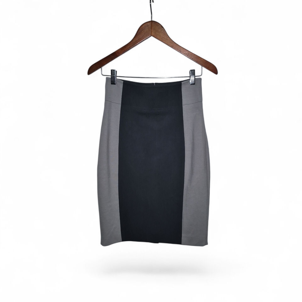 Esprit Gray and Black Pencil Skirt